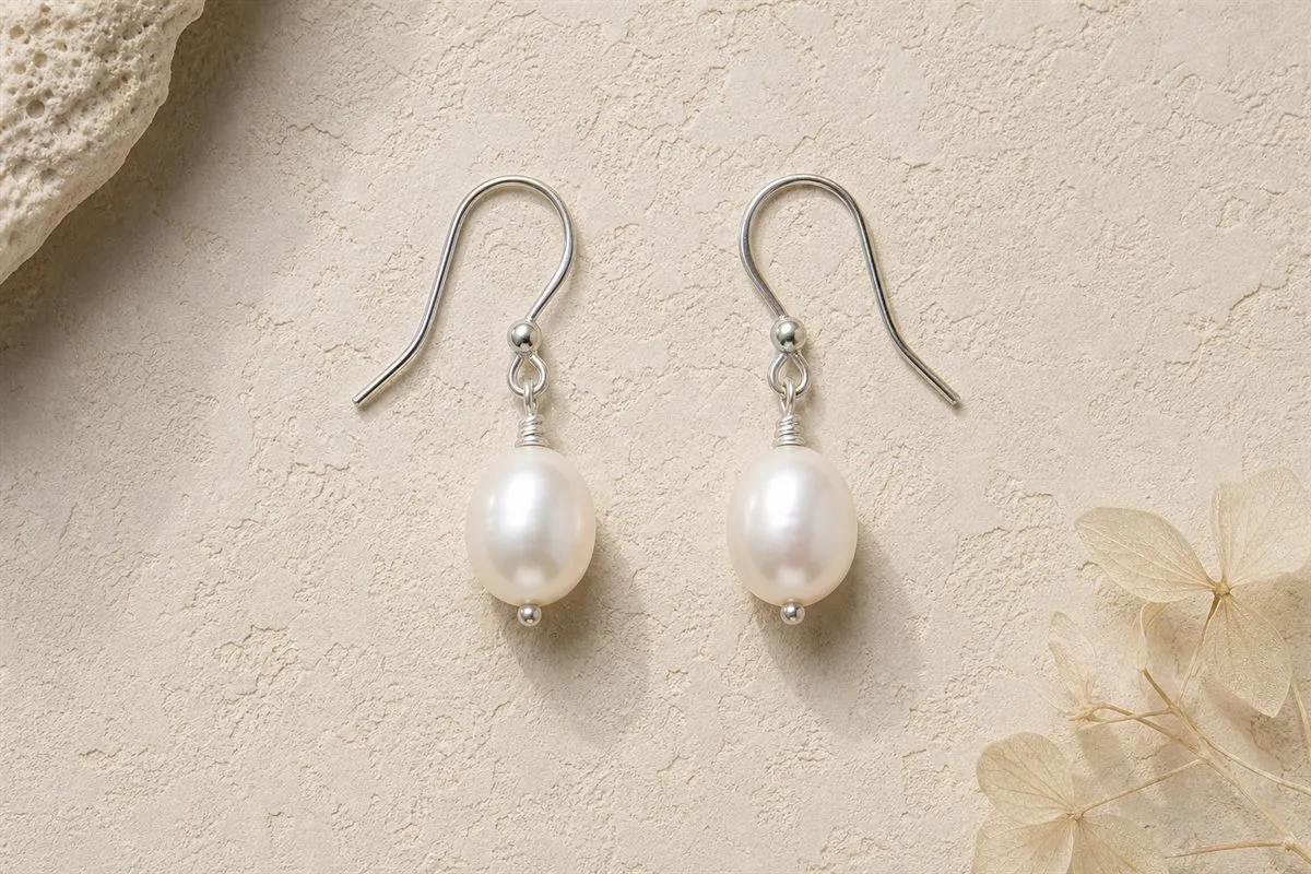 Boucles d'Oreilles Perles N°18