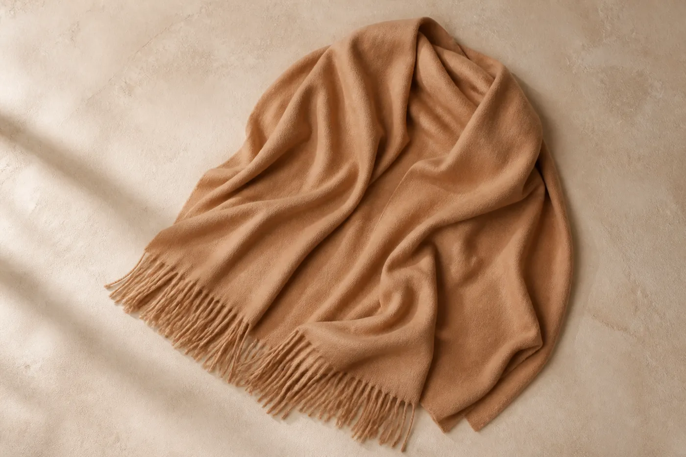 Étole Oversized Franges Muse