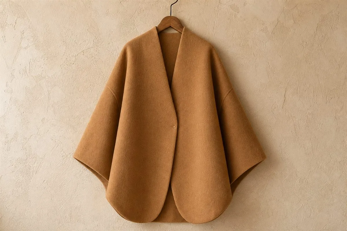 Manteau Cocoon en Cachemire Mélangé N°20
