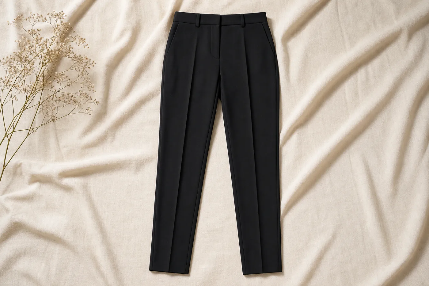 Édition Pantalon Cigarette en Crêpe — Iconique