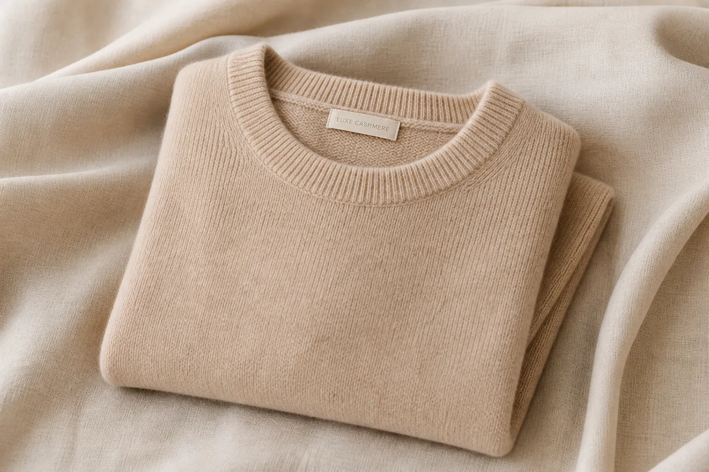 Iconique Pull Col Rond en Cachemire — Iconique